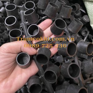 Nắp chụp nhựa bịt đầu sắt hộp phi 16mm