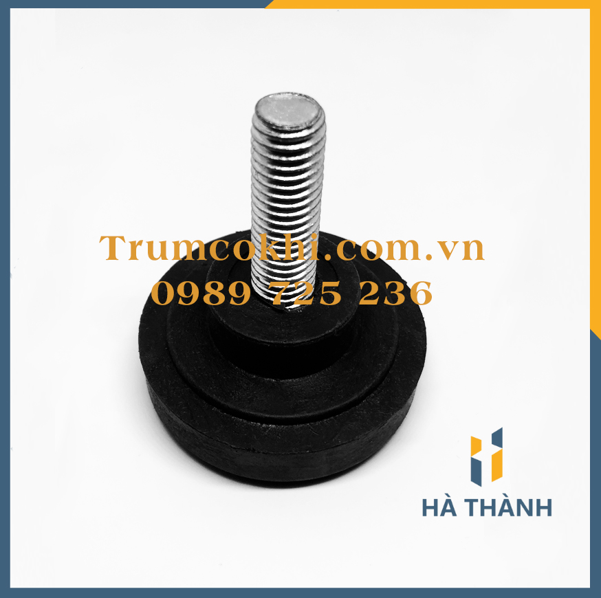 chân tăng chỉnh đế cao su