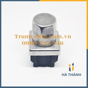 Chân đế điều chỉnh chiều cao, Chân tăng chỉnh inox bọc nhựa vuông 30mm