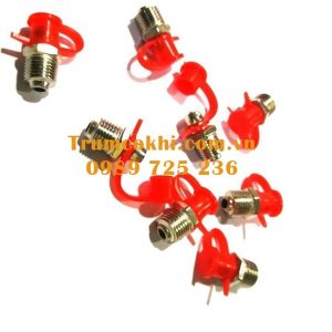 Nắp chụp đầu vú bơm mỡ bò M10 màu đỏ