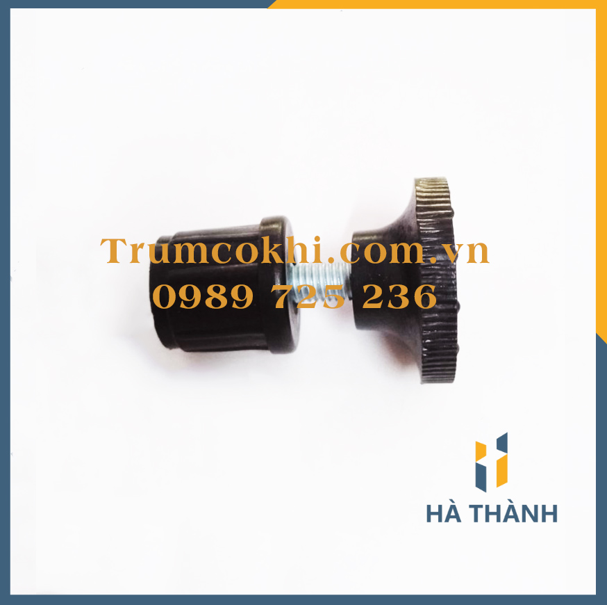 Chân tăng chỉnh hộp ống phi 22 ren 6