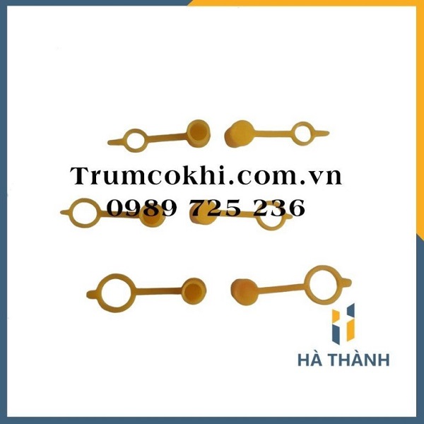 Nắp chụp đầu vú bơm mỡ bò M8 màu vàng