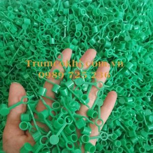 Nắp chụp đầu vú mỡ màu xanh lá đủ size, Nắp đạy đầu bơm mỡ , Nắp bịt ốc bơm mỡ