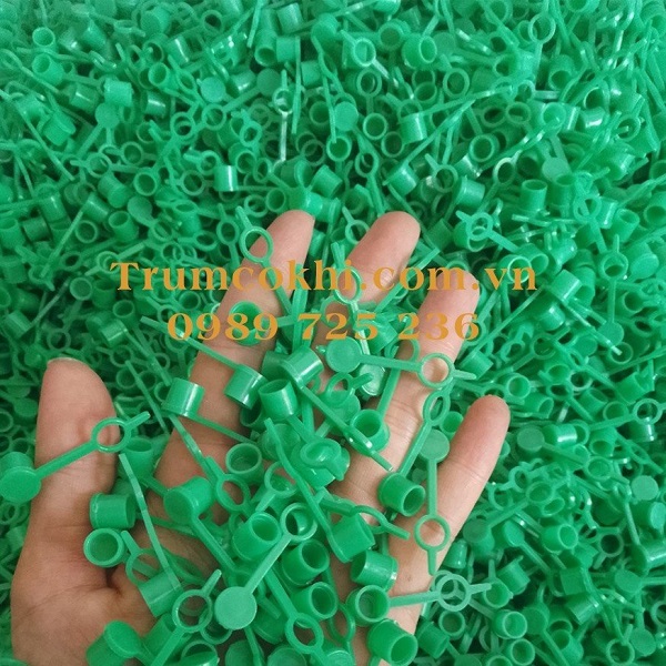 Nắp chụp đầu vú mỡ màu xanh lá đủ size, Nắp đạy đầu bơm mỡ , Nắp bịt ốc bơm mỡ