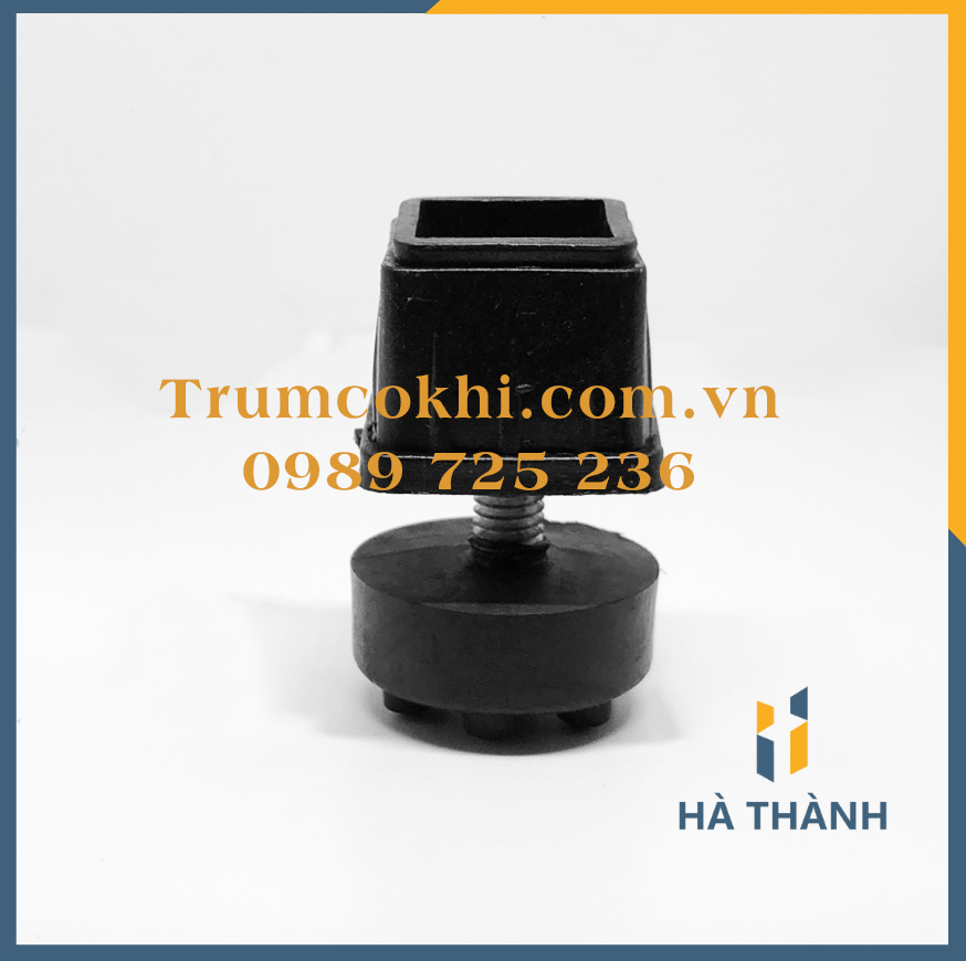 Chân tăng chỉnh vuông 40x40mm ốc M10