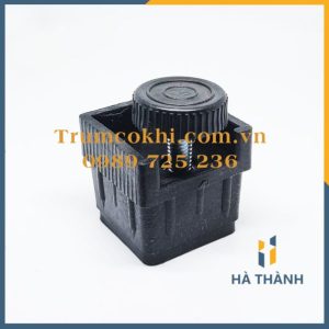 Chân tăng chỉnh vuông 40x40mm ốc M12
