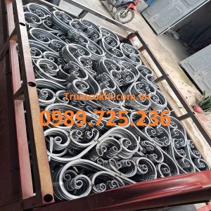 Gia công mẫu hoa văn sắt mỹ thuật