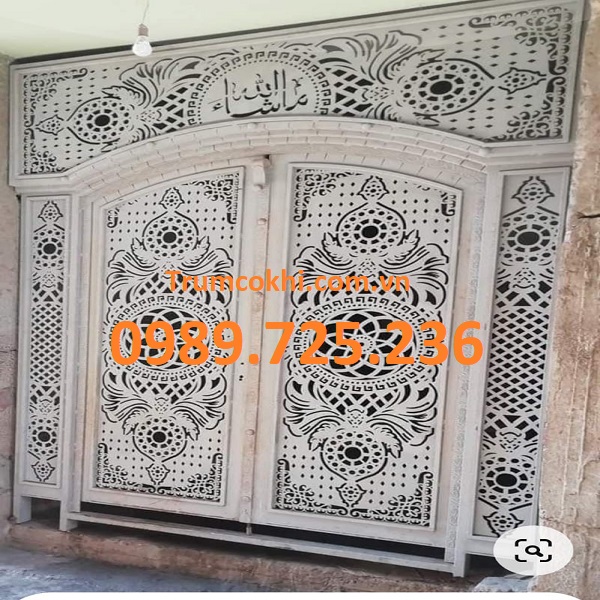 Hoa sắt mỹ thuật CNC bản 100