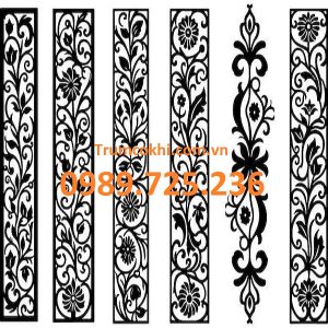 Hoa sắt mỹ thuật cắt CNC
