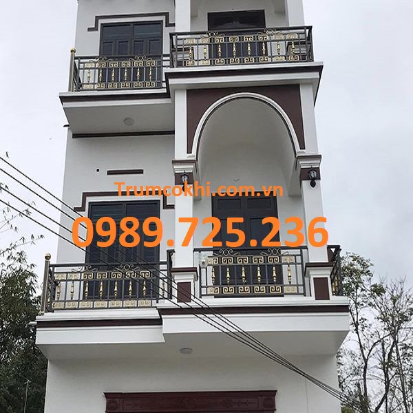 Lan can inox mạ màu