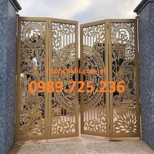Mẫu cổng sắt nghệ thuật đẹp
