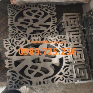 Mẫu hoa sắt nghệ thuật cắt CNC
