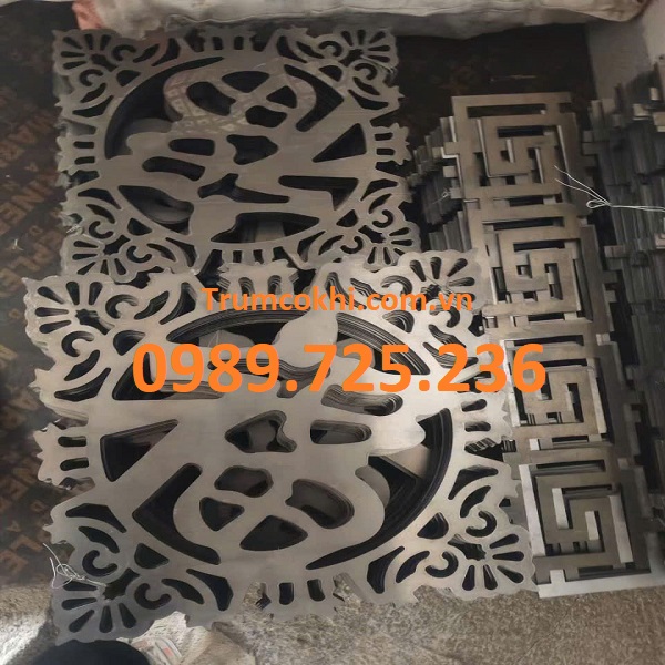 Mẫu hoa sắt nghệ thuật cắt CNC