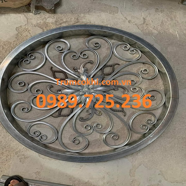 Sắt hộp kết hợp hoa sắt nghệ thuật