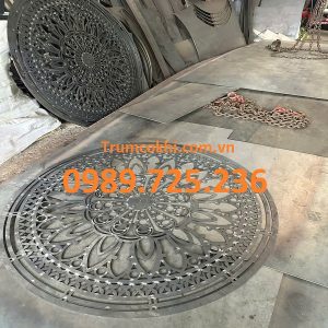 Sắt mỹ thuật cắt CNC tròn D100