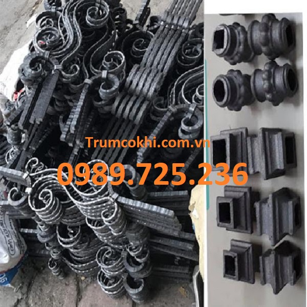 Gia công hoa sắt lan can