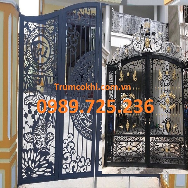 Nên sử dụng cổng sắt CNC hay mỹ thuật