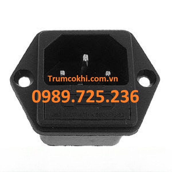 Ổ Cắm Nguồn AC AC-03 10A 250V Có Cầu Chì