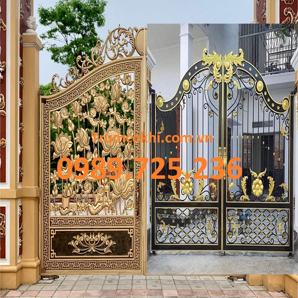 So sánh Cổng Nhôm Đúc và Sắt Mỹ Thuật