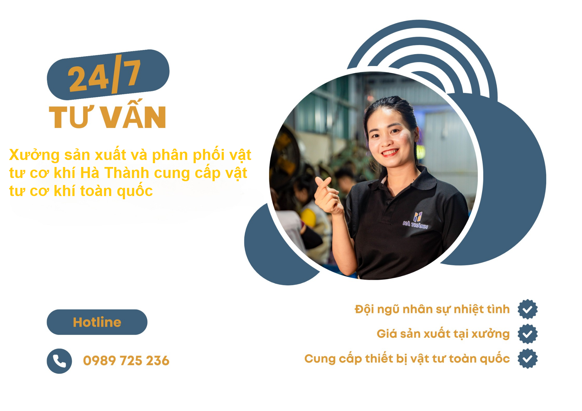 Xưởng sản xuất và phân phối vật tư cơ khí Hà Thành