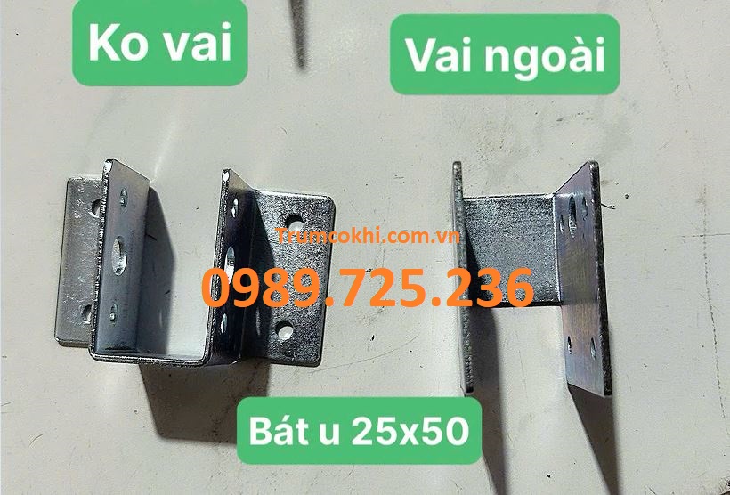 Bát u xà gồ 25x50mm